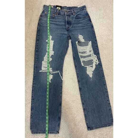 NWT Levis 501 Button A Mid Rise women Jean - Picture 5 of 12